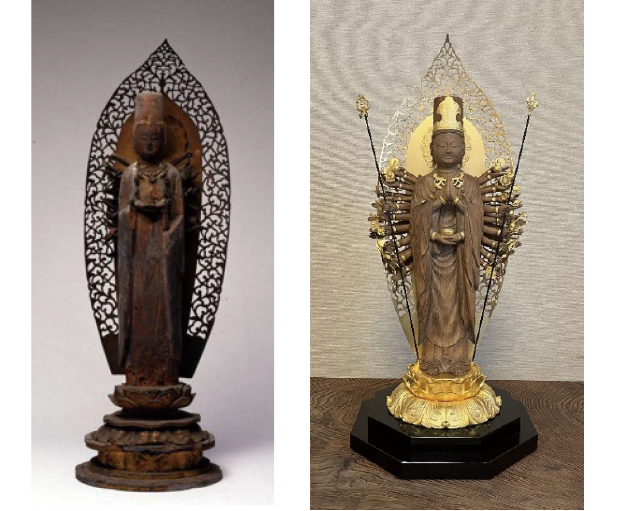 千手観音立像御前立